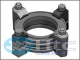 Vacuum Clamp - ISO Flanges > Wall-Clamp or Claw Clamp or Bolted Rotatable